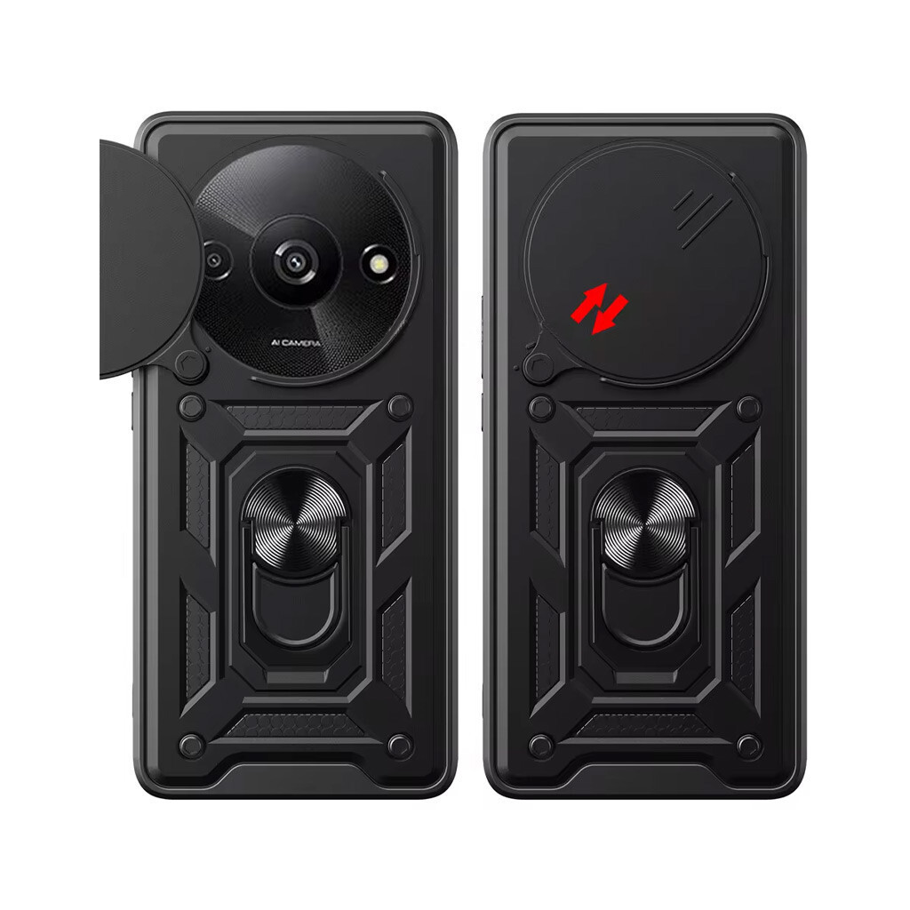 Чохол-накладка BeCover Military для Xiaomi Redmi A3 4G Black (711319) фото2