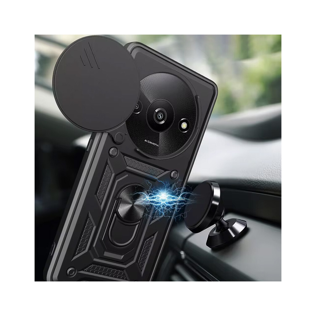 Чохол-накладка BeCover Military для Xiaomi Redmi A3 4G Black (711319) фото3