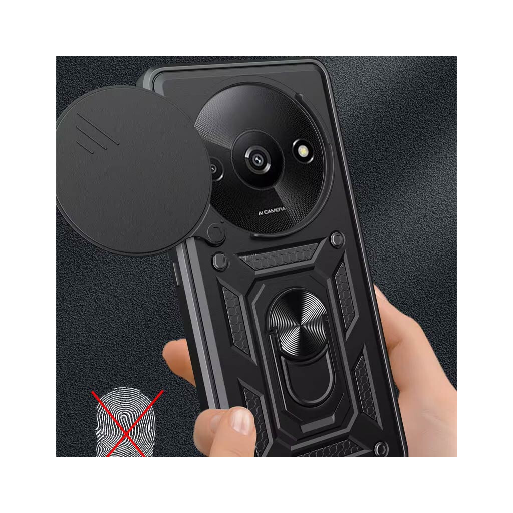 Чохол-накладка BeCover Military для Xiaomi Redmi A3 4G Black (711319) фото4
