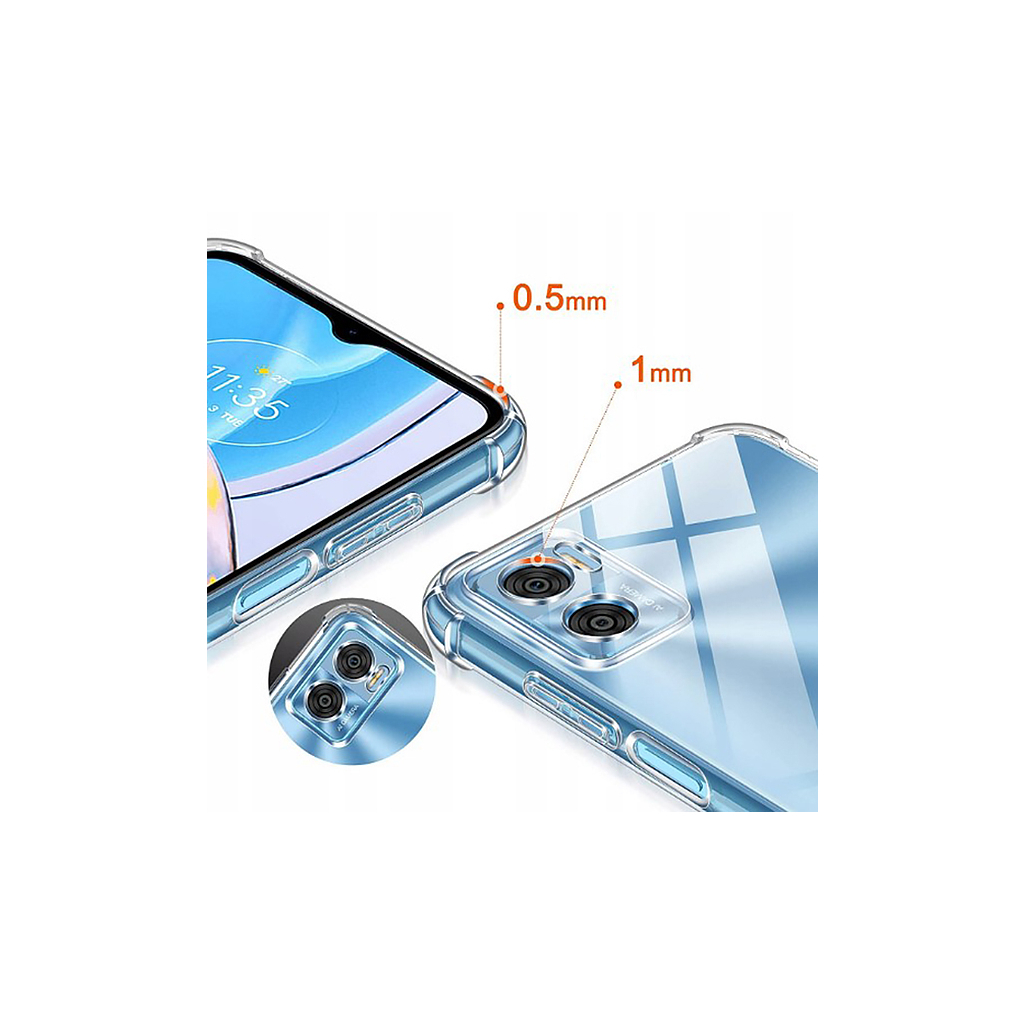 Чохол-накладка BeCover Anti-Shock для Motorola Moto E22/E22i Clear (709321) фото5