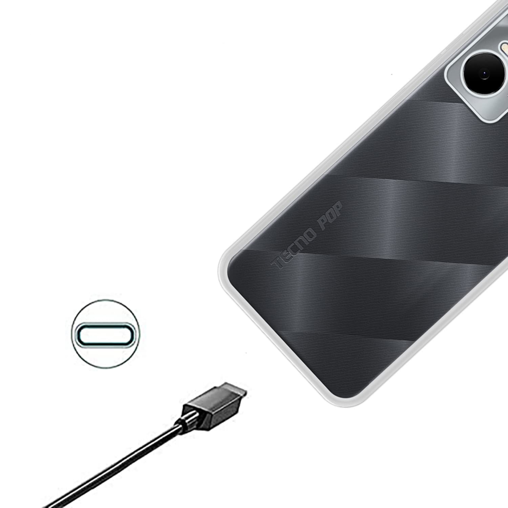 Чохол-накладка BeCover для Tecno Pop 6 Pro (BE8) Transparancy (708666) фото
