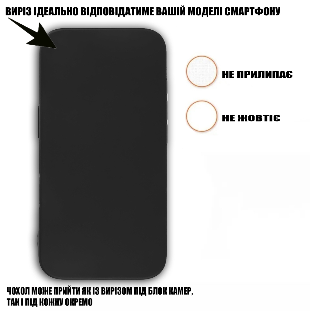 Чохол-накладка BeCover для Apple iPhone 16 Pro Black (712278) фото5