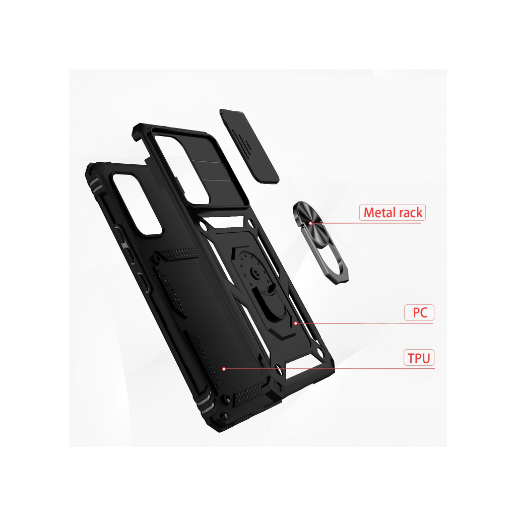 Чохол-накладка BeCover Military для Samsung Galaxy A73 SM-A736 Black (707381) фото3