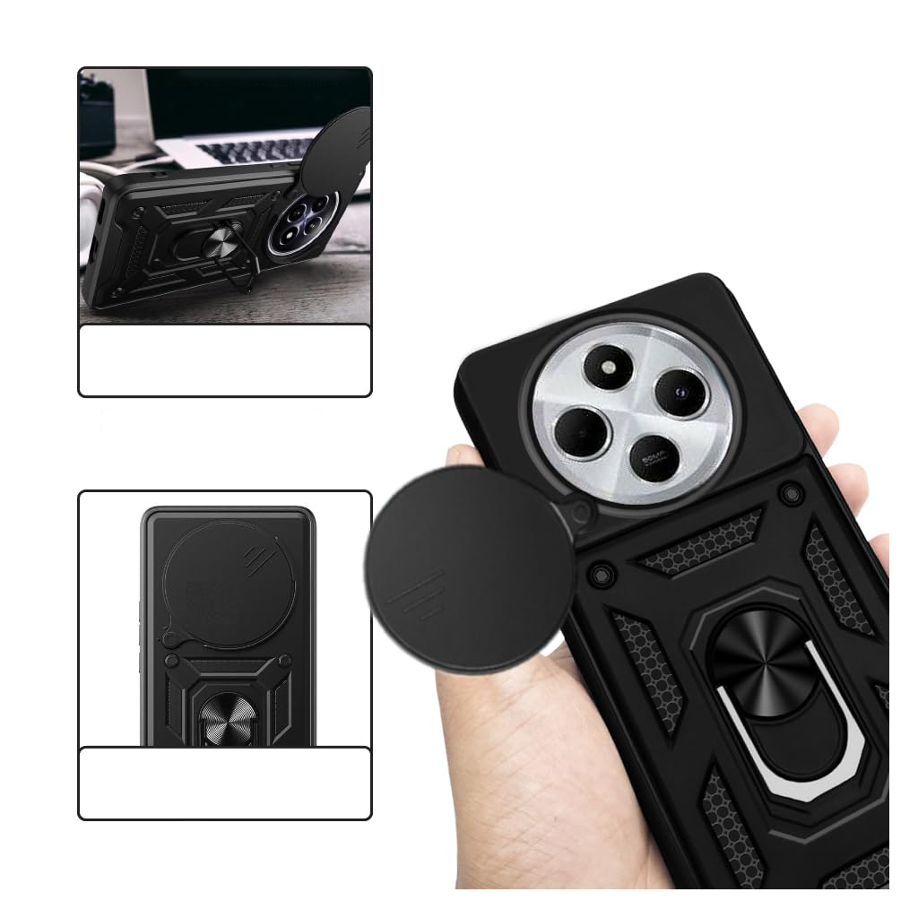 Чохол-накладка BeCover Military для Xiaomi Redmi A4 5G Black (712875) фото2