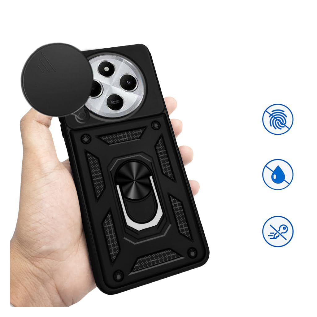 Чохол-накладка BeCover Military для Xiaomi Redmi A4 5G Black (712875) фото3