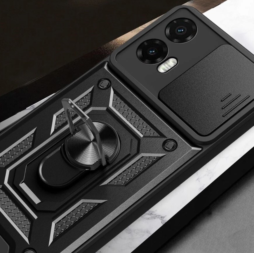 Чохол-накладка BeCover Military для Motorola Moto G35 Black (713089) фото