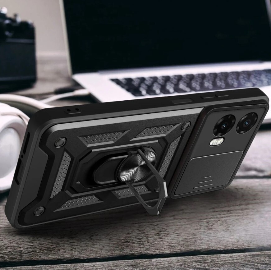 Чохол-накладка BeCover Military для Motorola Moto G35 Black (713089) фото