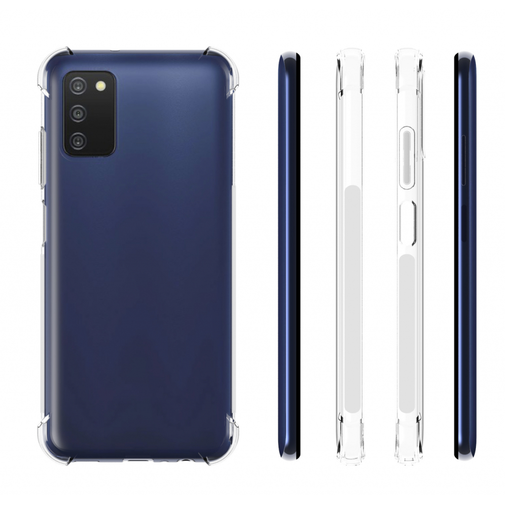 Чохол-накладка BeCover Anti-Shock для Samsung Galaxy A03s SM-A037 Clear (706959) фото2