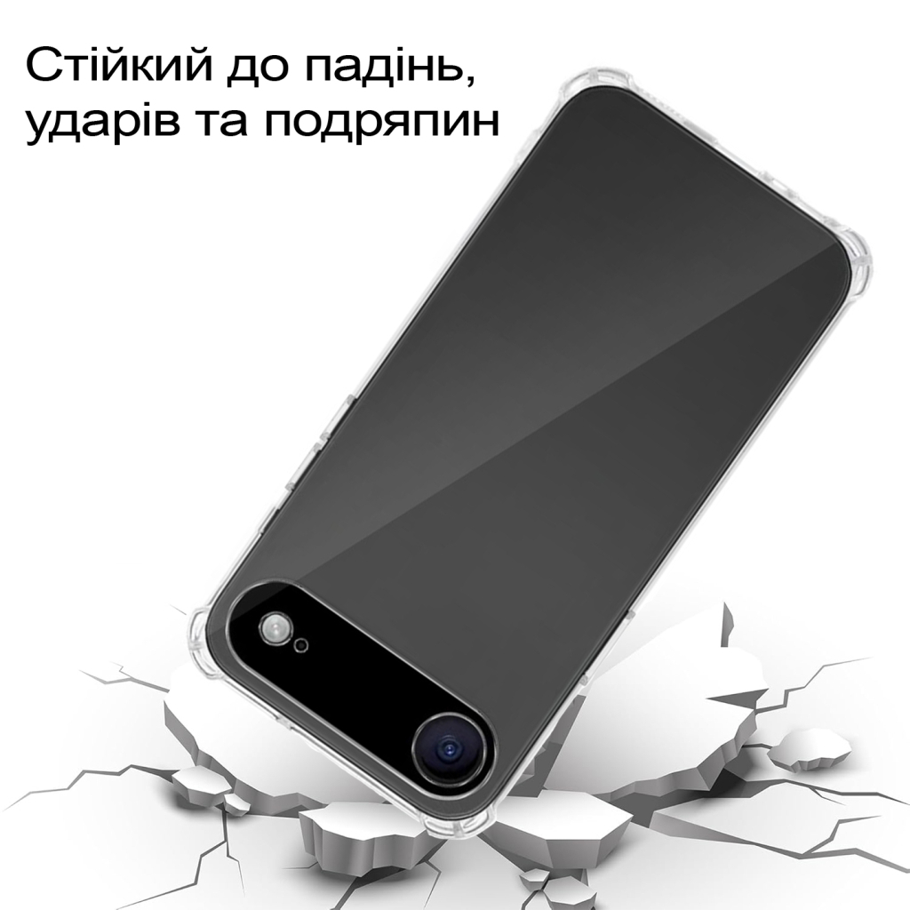 Чохол-накладка BeCover Anti-Shock для Apple iPhone 17 Air Clear (713795) фото3