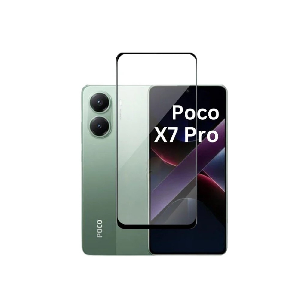 Защитное стекло BeCover Poco X7 Pro Black (713415) фото2