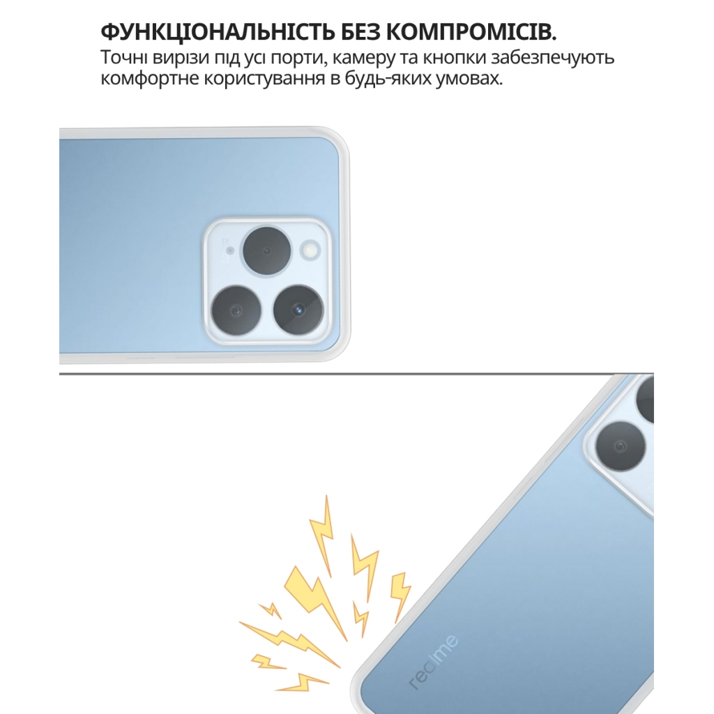 Чохол-накладка BeCover для Realme 15T Transparancy (714695) фото2