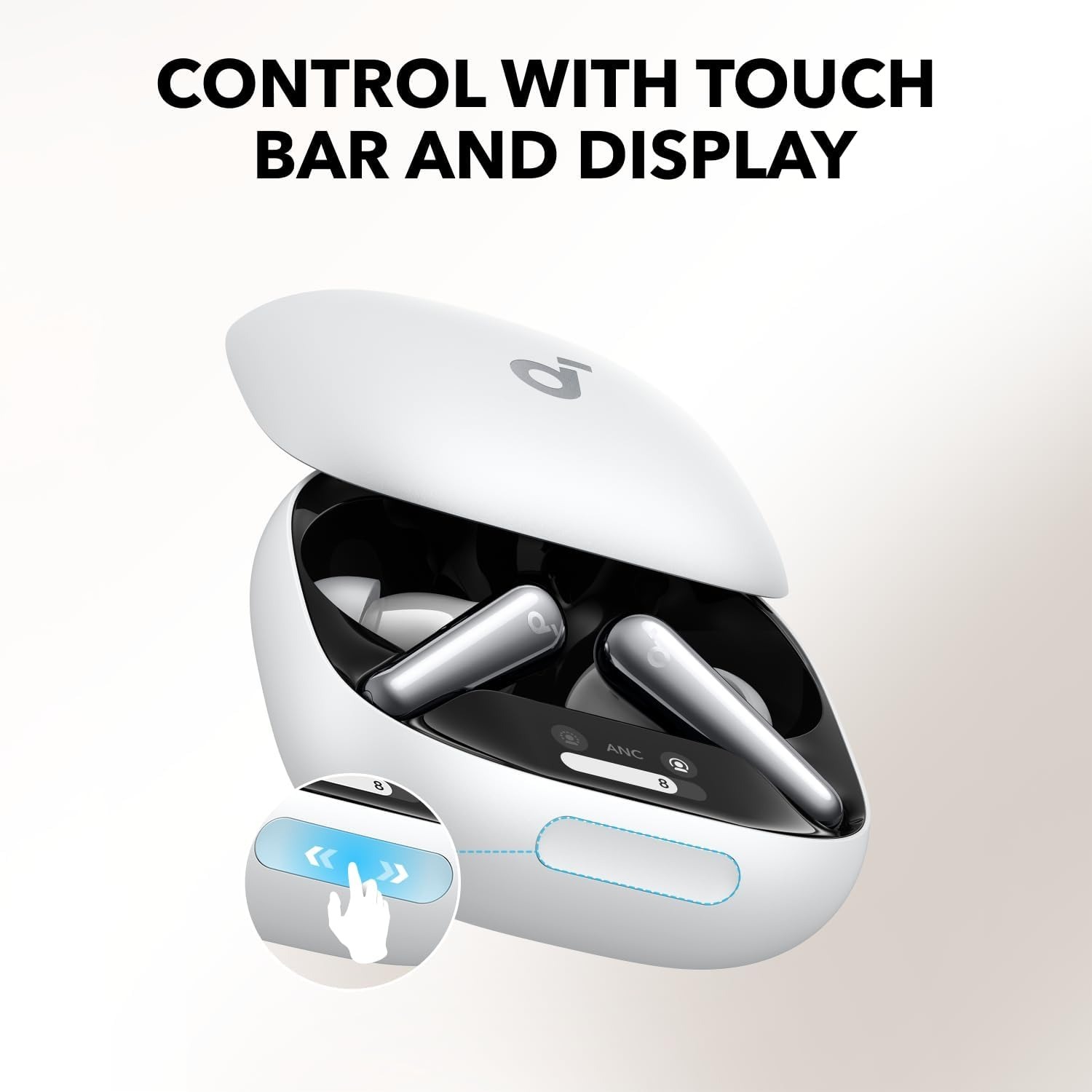 Наушники Anker SoundCore Liberty 4 Pro ANC White Matte (A3954G21) фото7