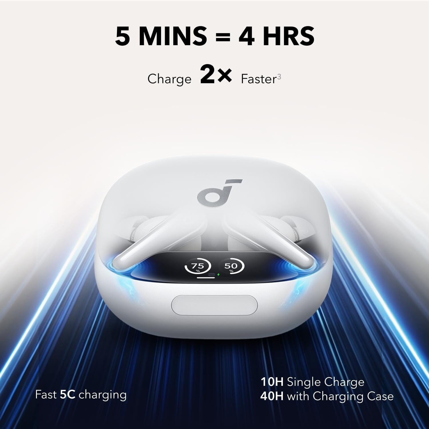 Наушники Anker SoundCore Liberty 4 Pro ANC White Matte (A3954G21) фото8