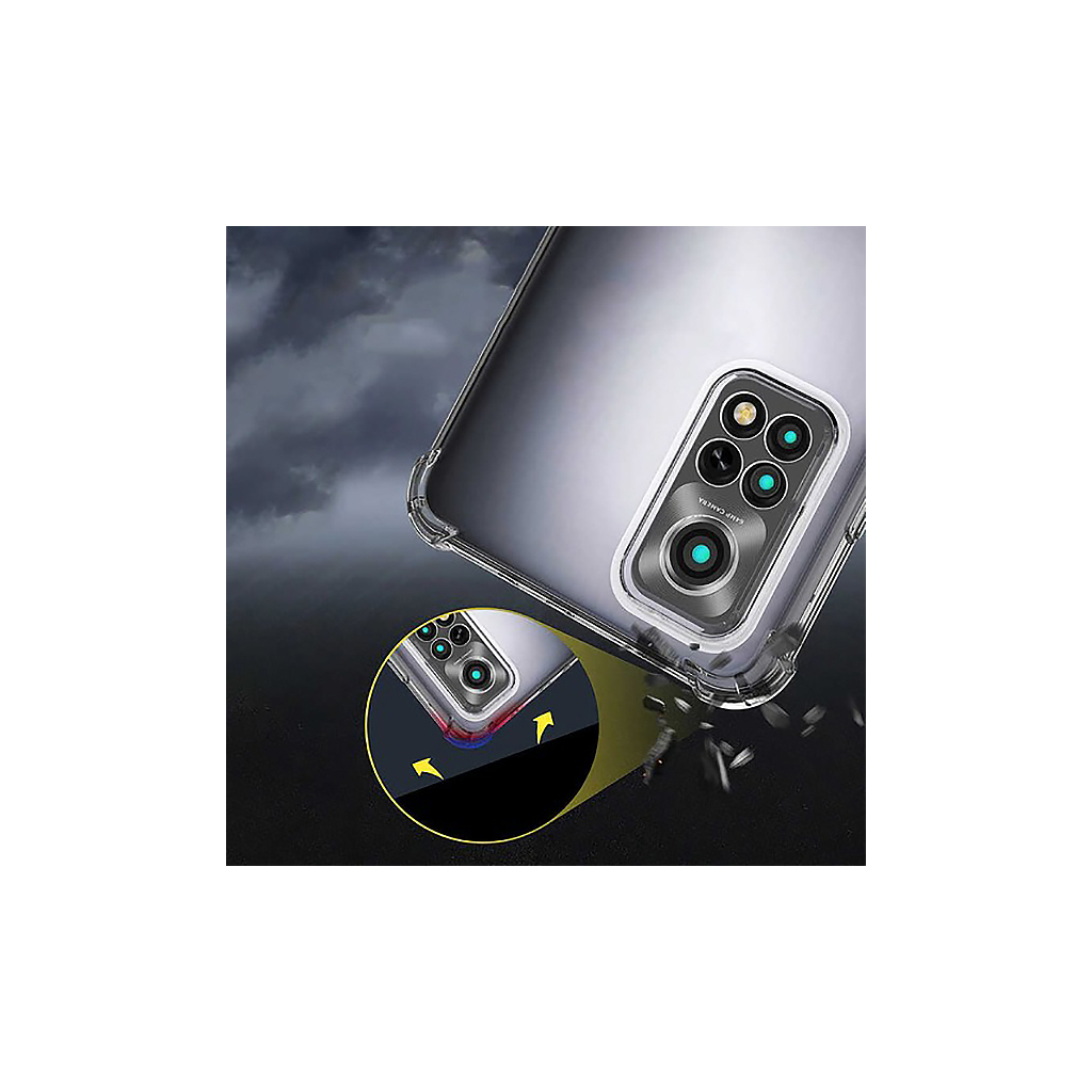 Чохол-накладка BeCover Anti-Shock для Xiaomi Redmi Note 12 Pro 4G Clear (709177) фото3