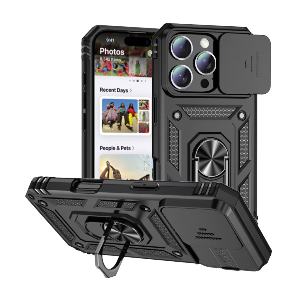 Чохол-накладка BeCover Military для Apple iPhone 16 Pro Black (712155) фото6