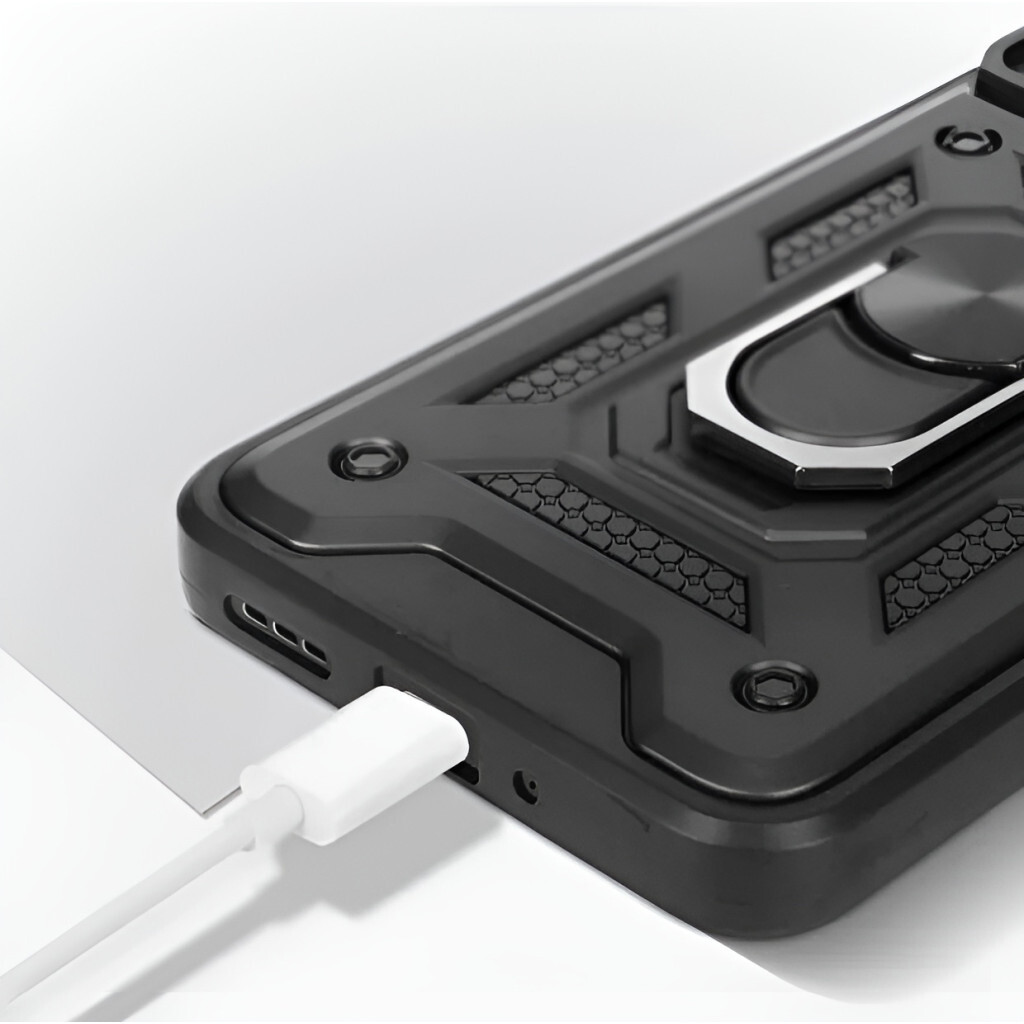 Чохол-накладка BeCover Military для Tecno Spark 20 Pro (KJ6) Black (711022) фото