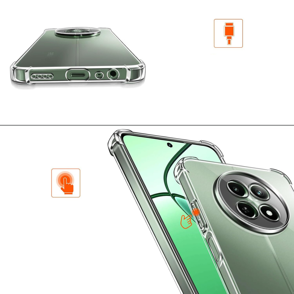 Чохол-накладка BeCover Anti-Shock для Realme 13 5G Clear (712789) фото3