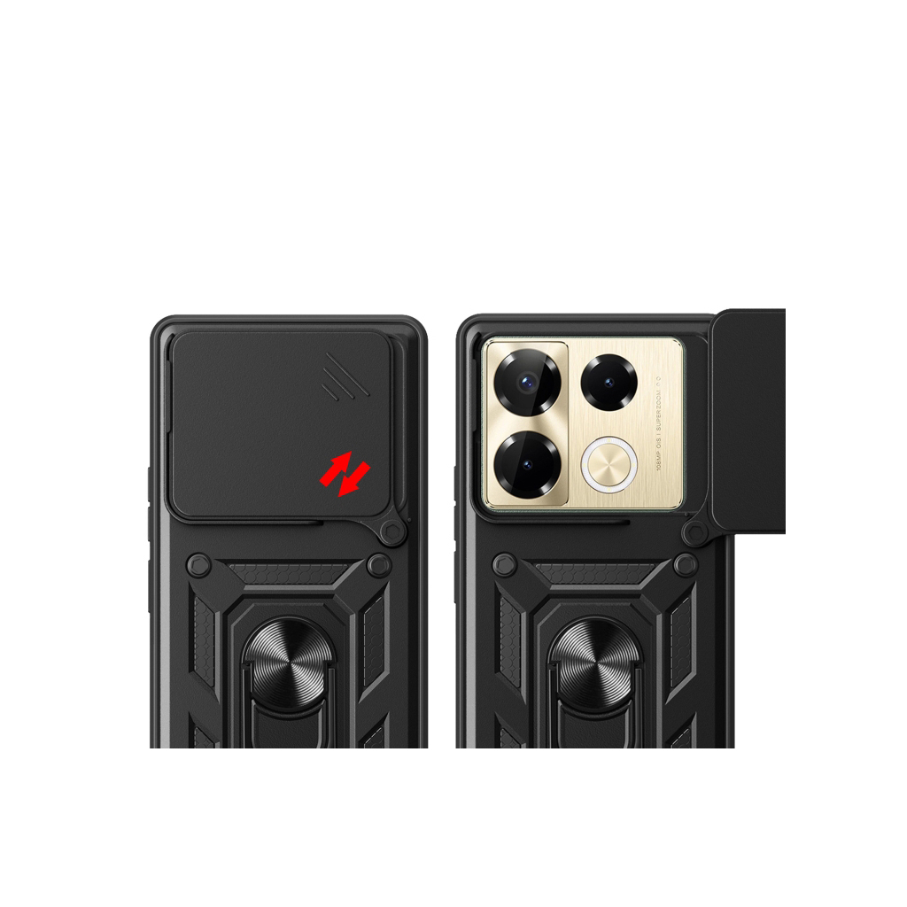 Чохол-накладка BeCover Military для Infinix Note 40 Pro (X6851) Black (712160) фото