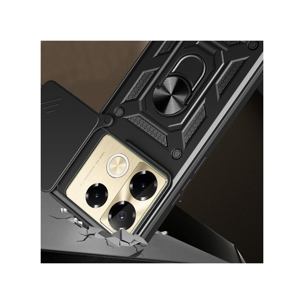 Чохол-накладка BeCover Military для Infinix Note 40 Pro (X6851) Black (712160) фото
