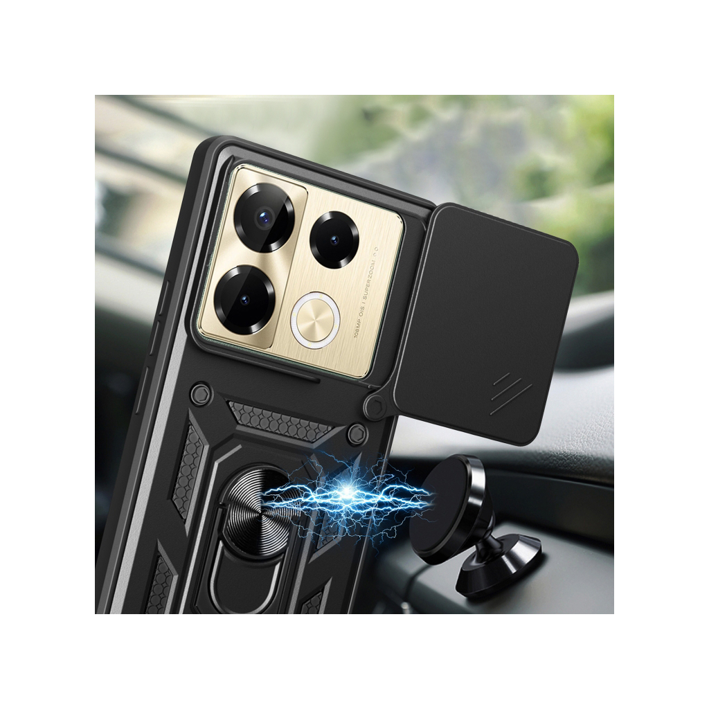 Чохол-накладка BeCover Military для Infinix Note 40 Pro (X6851) Black (712160) фото