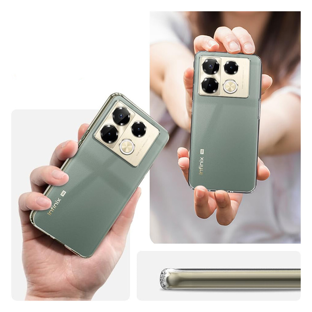 Чохол-накладка BeCover для Infinix Note 40 Pro (X6851) Transparancy (711180) фото3