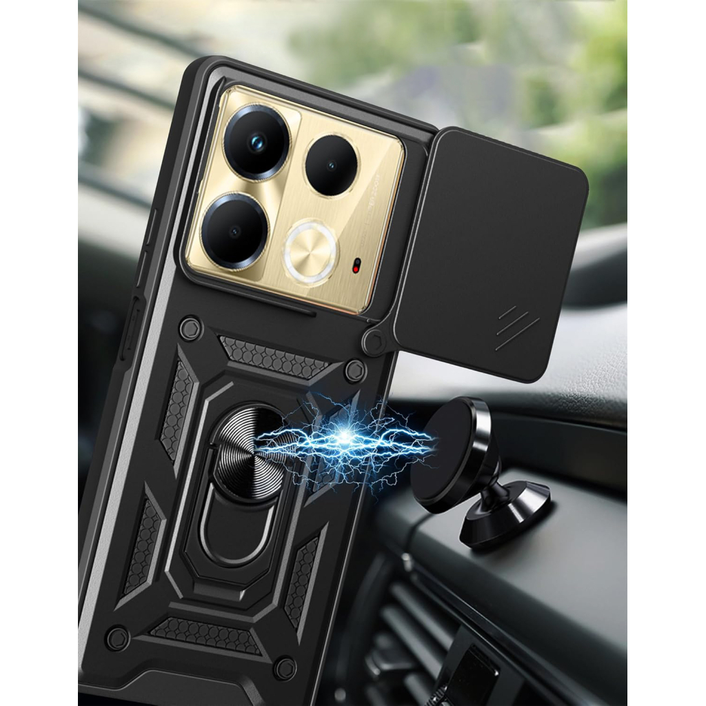 Чохол-накладка BeCover Military для Infinix Note 40 (X6853) Black (712159) фото4