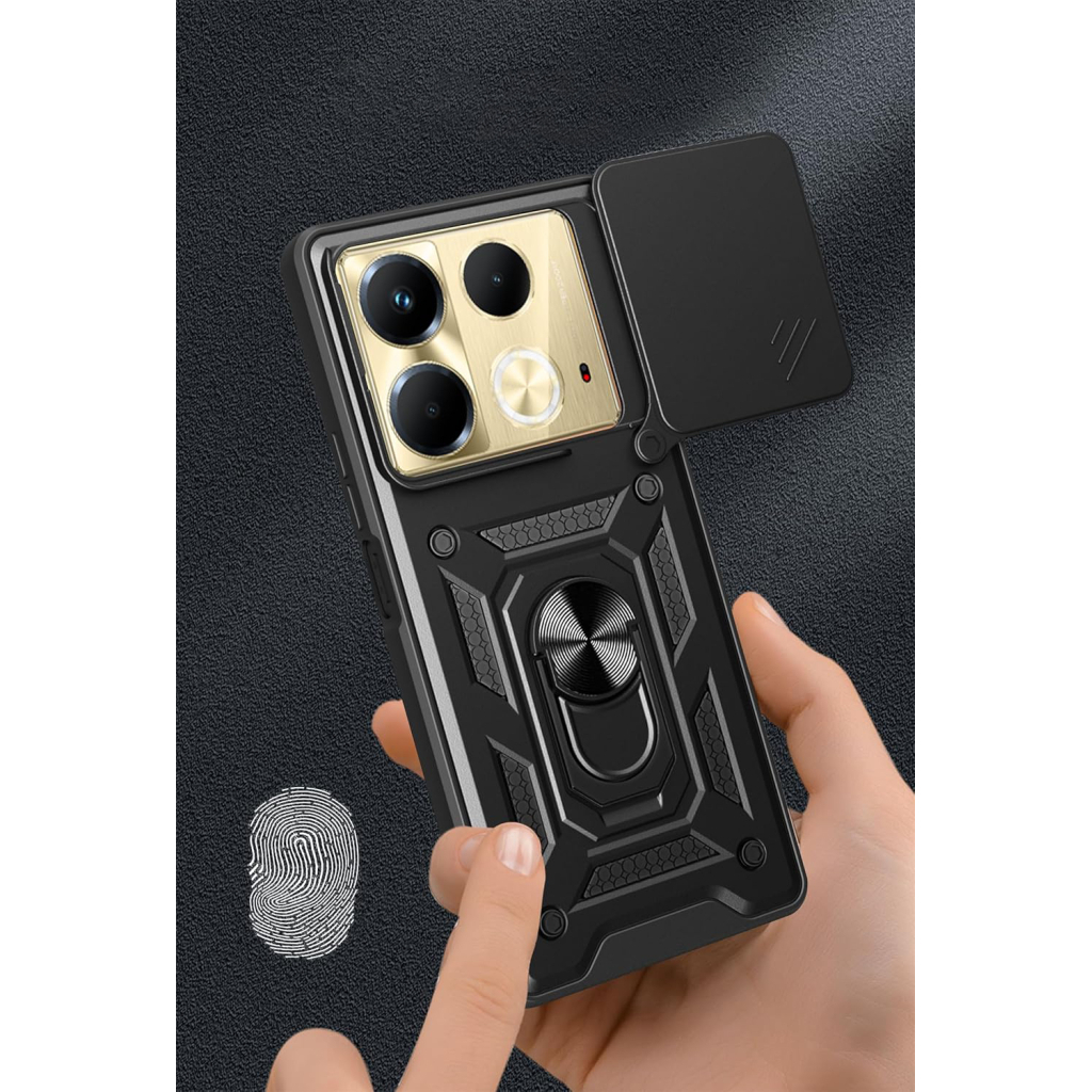 Чохол-накладка BeCover Military для Infinix Note 40 (X6853) Black (712159) фото5