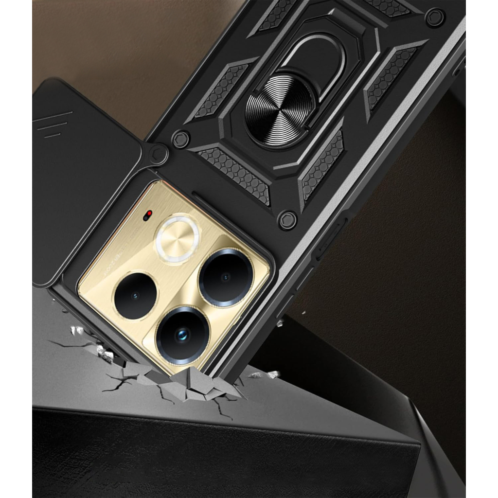 Чохол-накладка BeCover Military для Infinix Note 40 (X6853) Black (712159) фото6