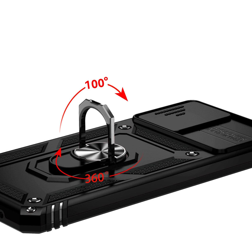 Чохол-накладка BeCover Military для Xiaomi Redmi A1/A2 Black (708233) фото3