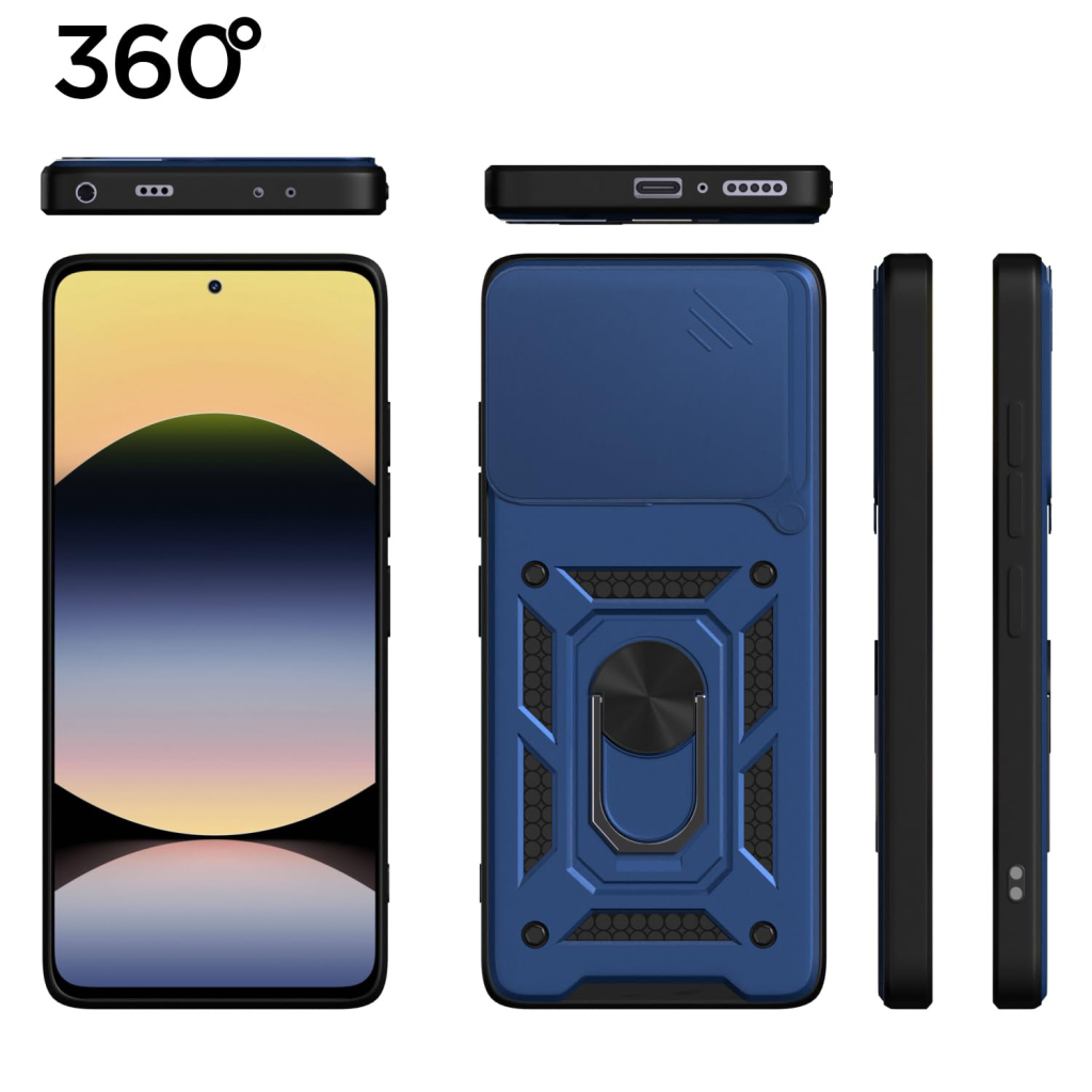 Чохол-накладка BeCover Military для Xiaomi Redmi Note 14 5G Blue (713093) фото3
