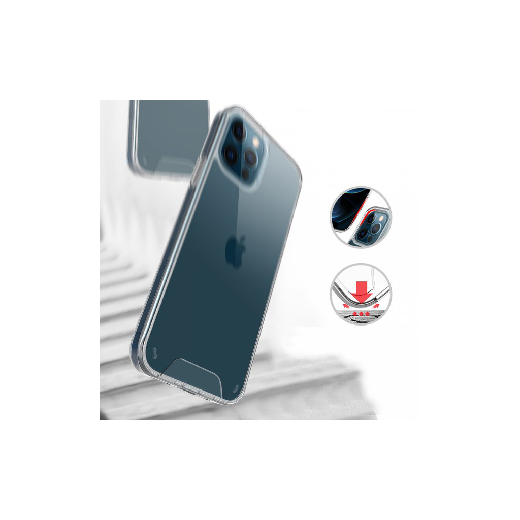 Чохол-накладка BeCover Space Case для Apple iPhone 12/12 Pro Transparancy (707793) фото6