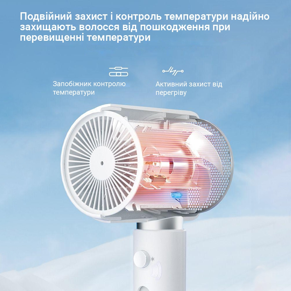 Фен Xiaomi ShowSee Hair Dryer A10-W 1800W White фото6