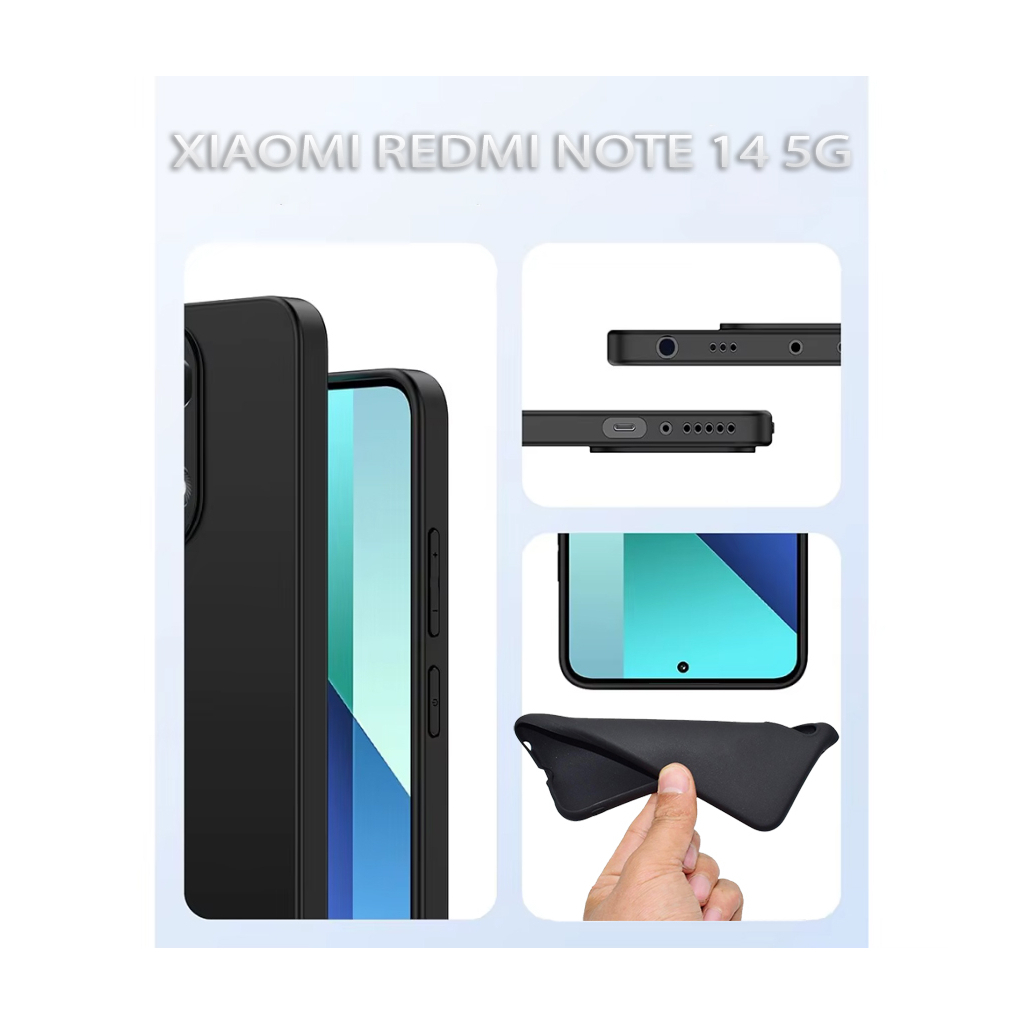Чохол-накладка BeCover для Xiaomi Redmi Note 14 5G Black (712757) фото2