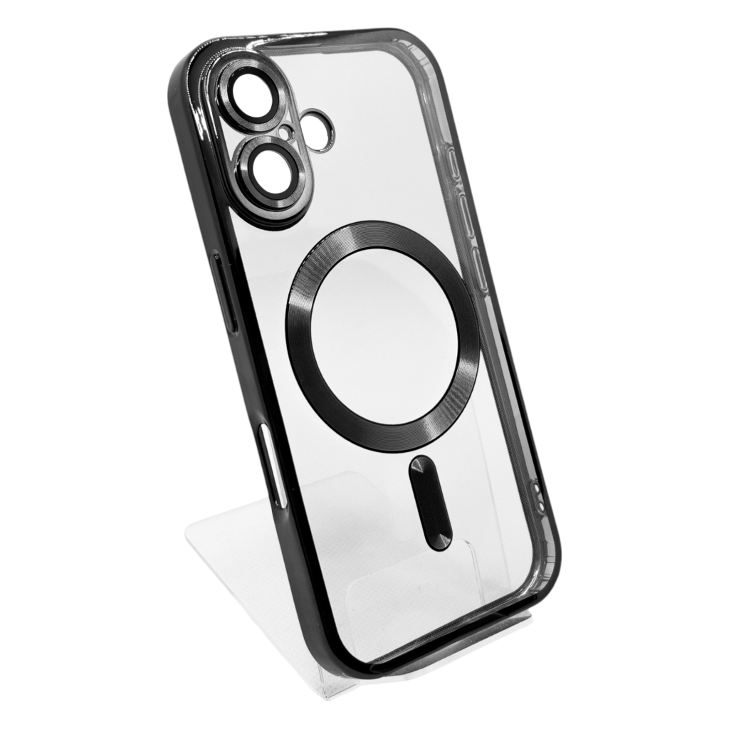 Чохол-накладка BeCover TPU Chrome Case MagSafe для Apple iPhone 16 Plus Black (712075) фото2