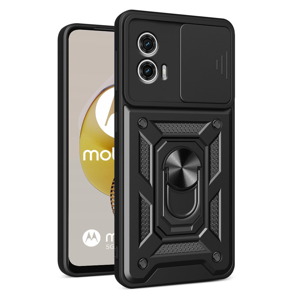 Чохол до мобільного телефона BeCover Military Motorola Moto G73 Black (709982) фото