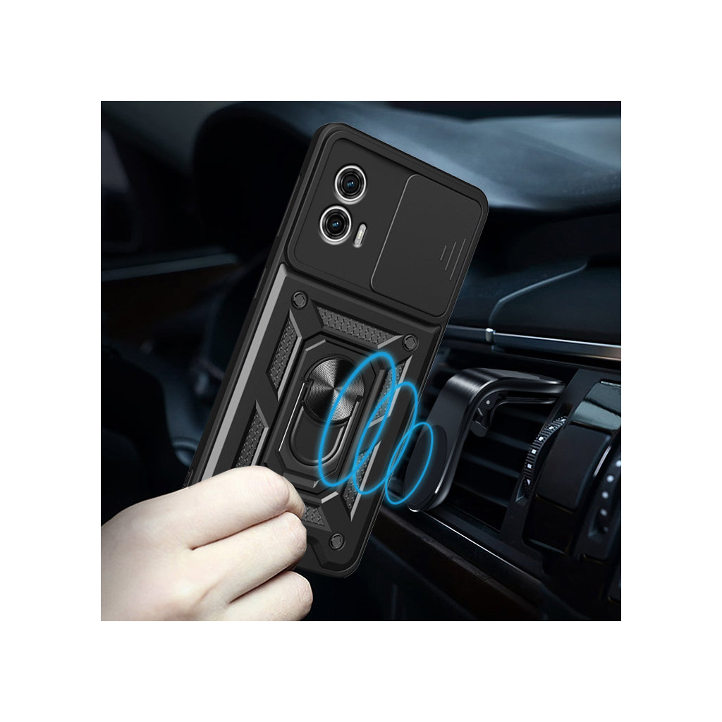 Чохол до мобільного телефона BeCover Military Motorola Moto G73 Black (709982) фото