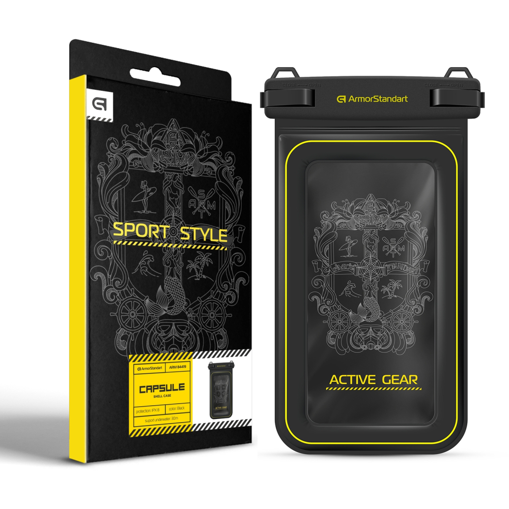Чохол до мобільного телефона Armorstandart Waterproof Capsule Shell Black (ARM84419) фото2