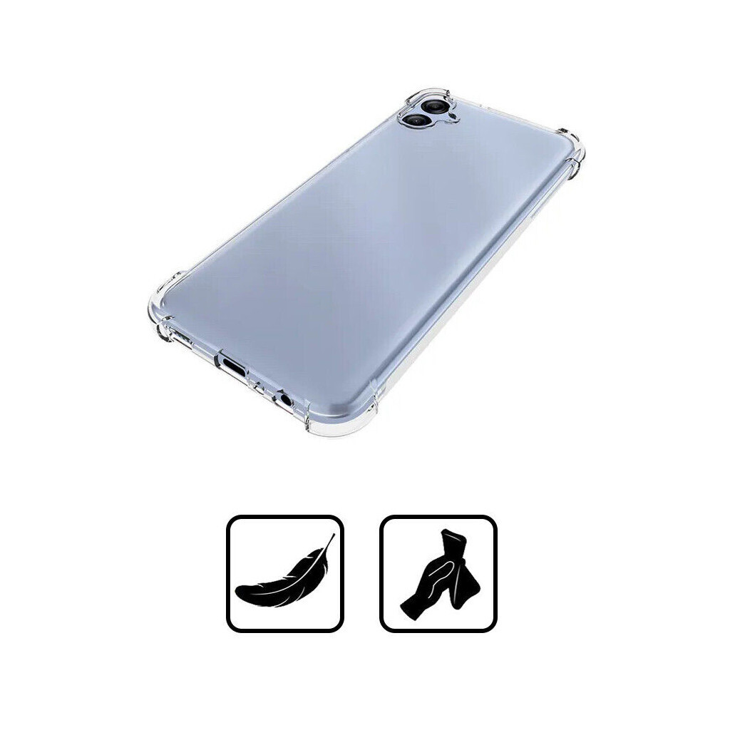Чохол-накладка BeCover Anti-Shock для Samsung Galaxy A04e SM-A042 Clear (708809) фото