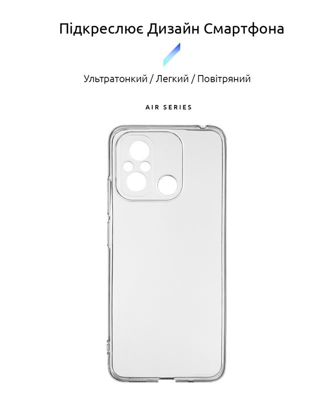 Чехол-накладка Armorstandart Air для Xiaomi Redmi 12С/11A Camera cover Transparent (ARM65964) фото