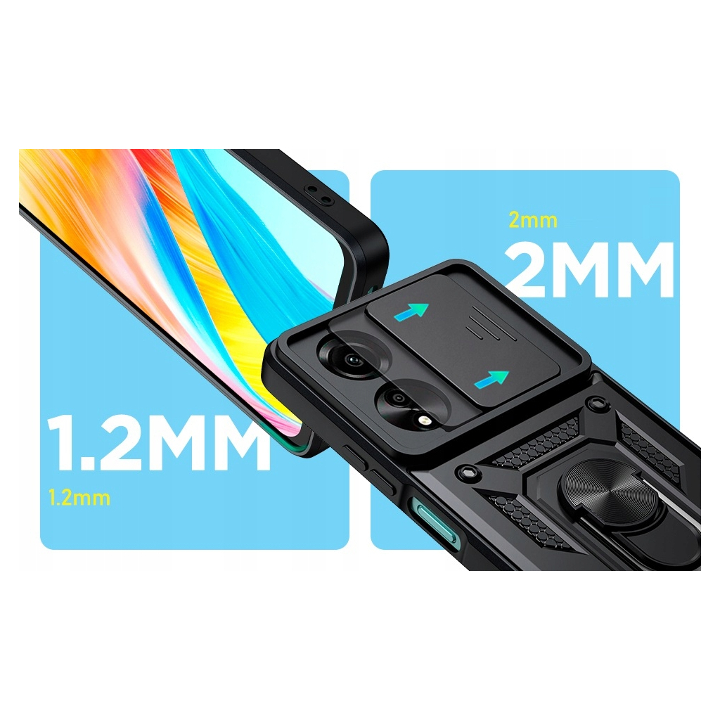 Чохол-накладка BeCover Military для Oppo A60 Black (713078) фото3