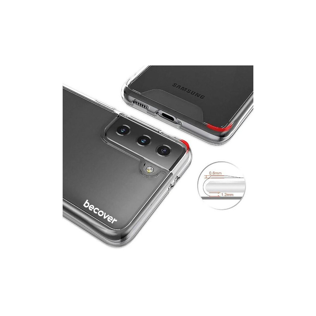 Чохол-накладка BeCover Space Case для Samsung Galaxy S21 FE SM-G990 Transparancy (709354) фото2