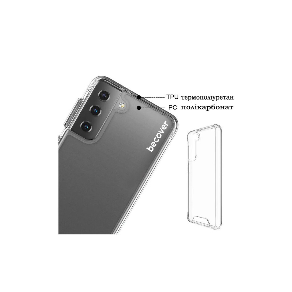 Чохол-накладка BeCover Space Case для Samsung Galaxy S21 FE SM-G990 Transparancy (709354) фото3