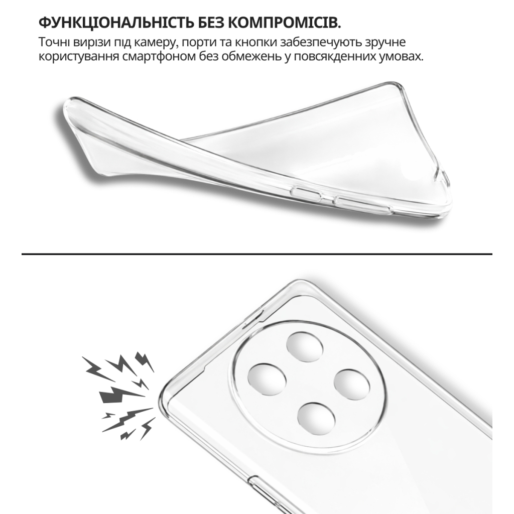 Чохол-накладка BeCover для Honor X9c Transparancy (714946) фото