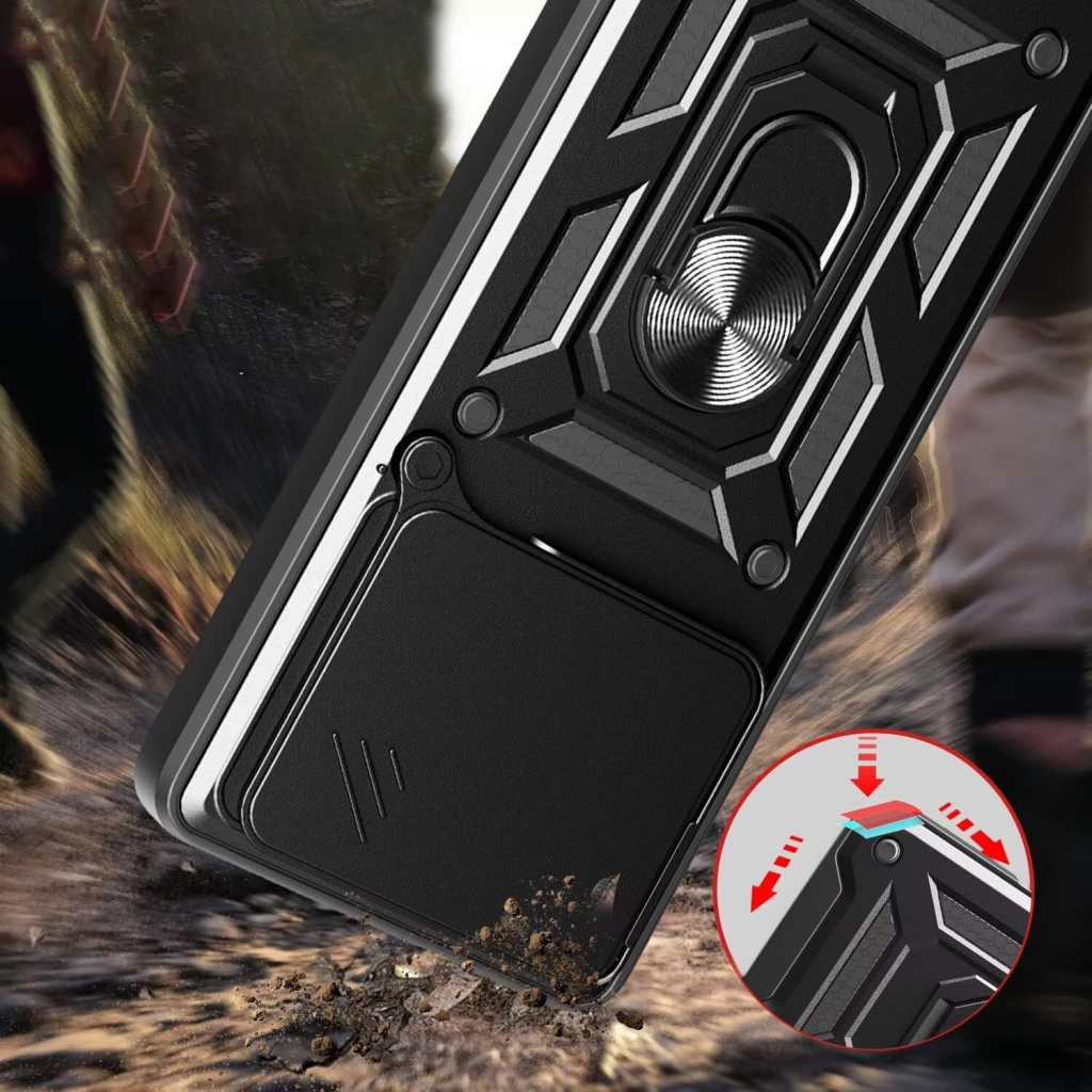 Чохол до мобільного телефона BeCover Military Poco F7 Pro Black (713536) фото5