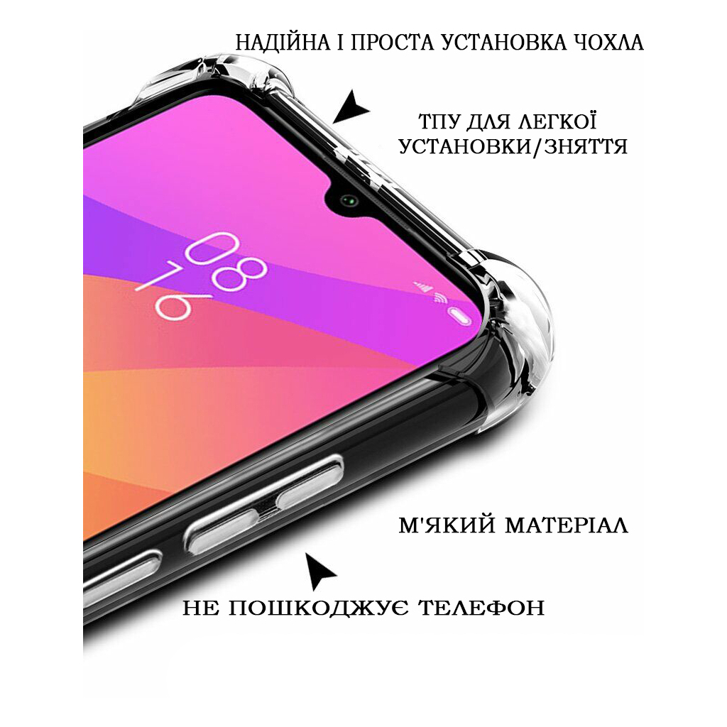 Чохол-накладка BeCover Anti-Shock для Samsung Galaxy A36 SM-A366 Clear (712895) фото4
