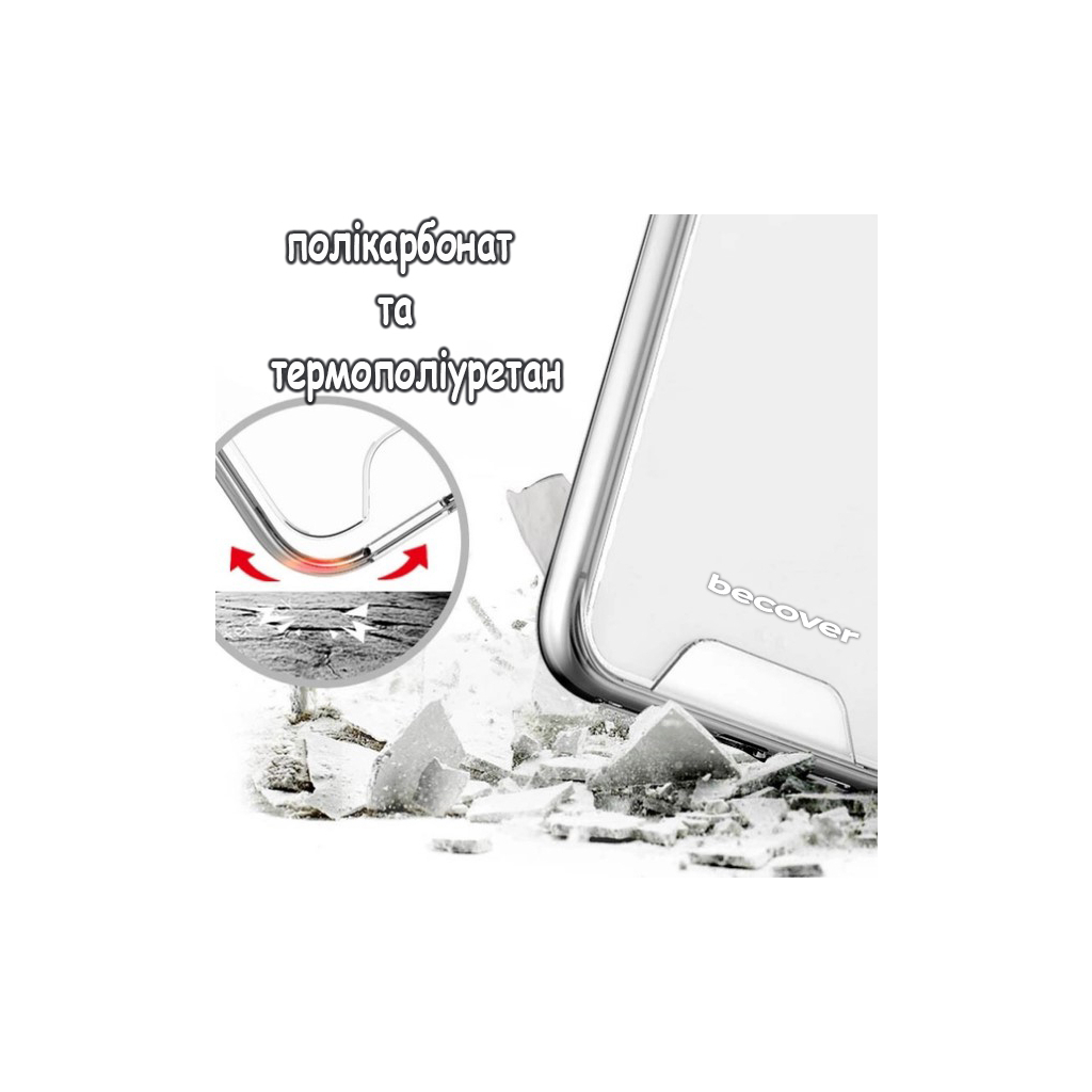 Чохол до мобільного телефона BeCover Space Case Apple iPhone 15 Plus Transparancy (709937) фото5