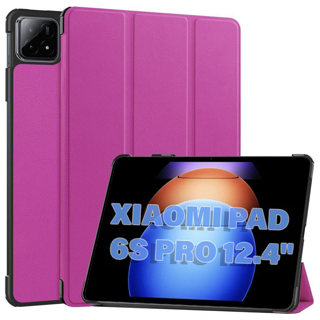 Чехол-книжка BeCover Smart Case для Xiaomi Pad 6S Pro 12.4" Purple (711086) фото2