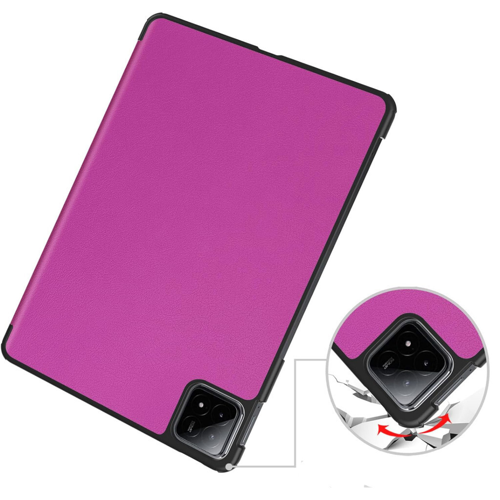 Чехол-книжка BeCover Smart Case для Xiaomi Pad 6S Pro 12.4" Purple (711086) фото4