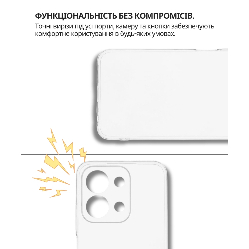 Чохол-накладка BeCover для Poco C85 4G Transparancy (714676) фото