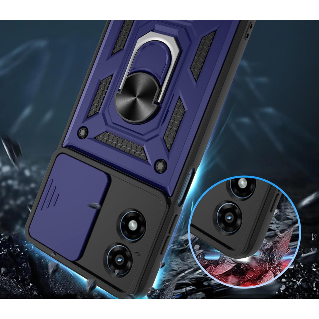 Чохол-накладка BeCover Military для Motorola Moto G04/G04s Blue (713063) фото2